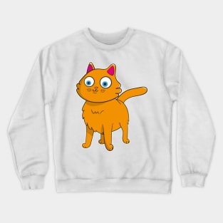 Kitty cat Crewneck Sweatshirt